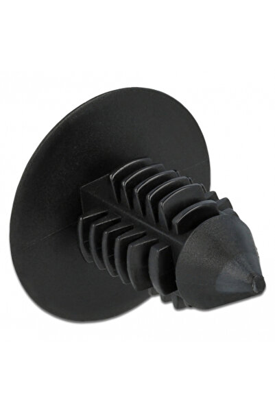 DELOCK Πλαστική τάπα 60187 για κάλυψη οπών, 15x14.5mm, μαύρη, 10τμχ