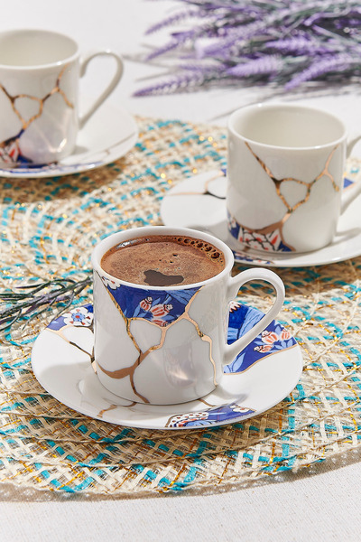 Paşabahçe Kintsugi Cup Set of 4, Cup