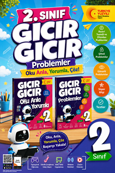 Ata Yayıncılık 2.Sınıf Gıcır Gıcır Oku Anla Yorumla + Problemler