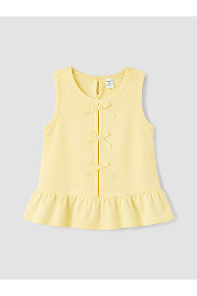 LC Waikiki Girl's Suit with Bow Detail