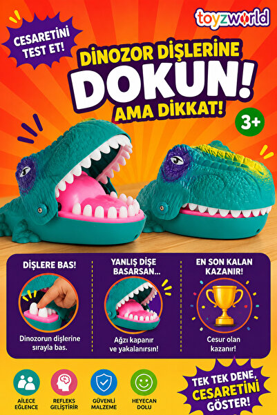Seysa ÇILGIN DİNAZOR DİŞ OYUNU , PARMAK ISIRMA DİŞ KAPMA OYUNU , DİŞÇİ DİŞ HE...