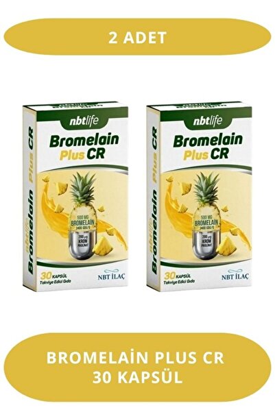 Nbt İlaç Bromelain Plus CR 30 Kapsül (2 Adet)