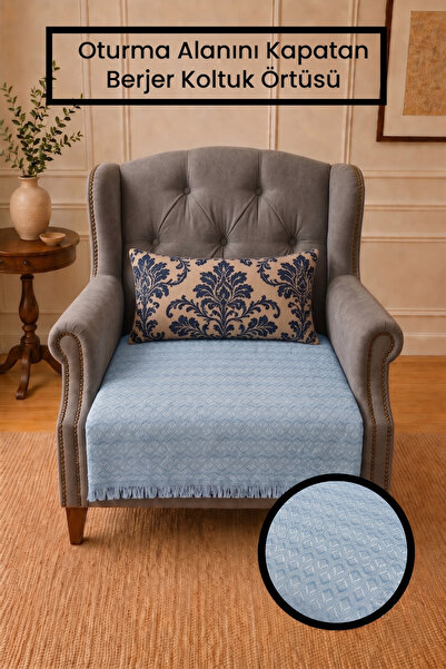 Gizo Home Hsn |   Cotton Single Armchair Cover for Seating |   Non-Slip Armch...
