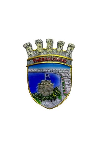 Tradesor Tουριστικό μαγνητάκι Souvenir - Σετ 12pcs - Resin Magnet - Thessalon...