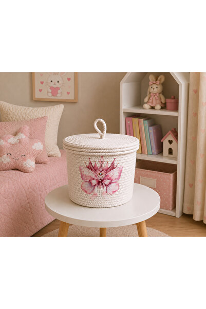 Berçak Home Toy Organizer |   Children & Baby Room Decorative Storage Basket