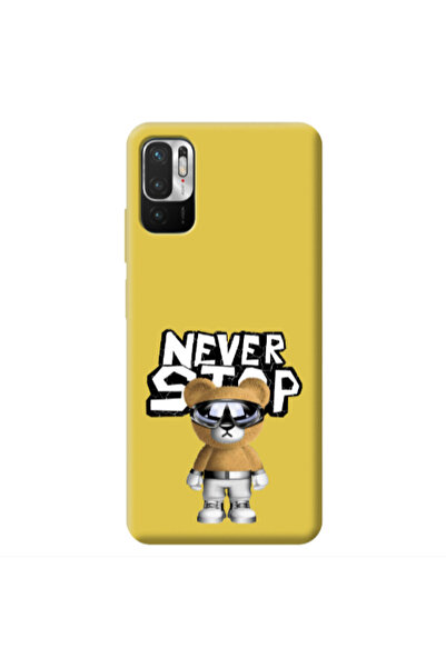 Other Xiaomi Redmi Note 10 Pro 5G Never stop Yellow Colored Silicone TPU Θήκη