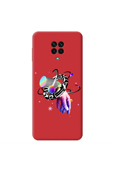 Other Xiaomi Redmi Note 9 Pro Y2k Red Colored Silicone TPU Θήκη