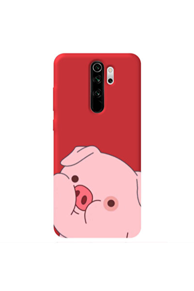 Other Xiaomi Redmi Note 8 Pro Piggy 2 Red Colored Silicone TPU Θήκη