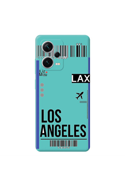 Other Xiaomi Poco X5 Los angeles Turquoise Colored Silicone TPU Θήκη