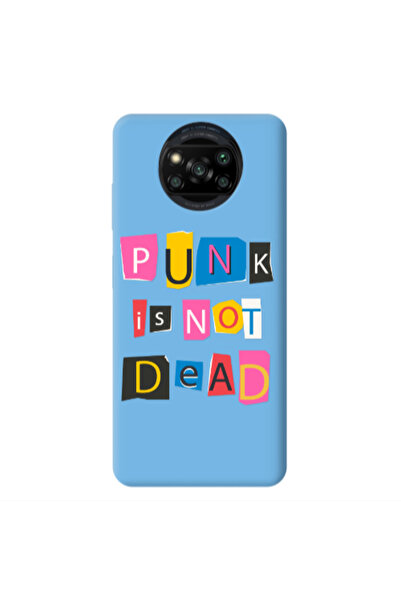 Other Xiaomi Poco X3 /X3 Pro Punk is not Dead Blue Colored Silicone TPU Θήκη
