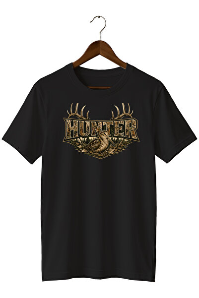 remonz Ανδρικό μπλουζάκι με στάμπα καμουφλάζ Hunter Çulluk ειδικής σχεδίασης