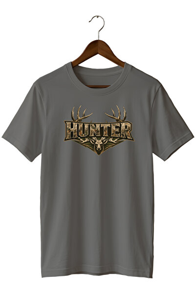 WİDİ Camouflage Printed T-Shirt Hunter Deer Figured Nature T-Shirt