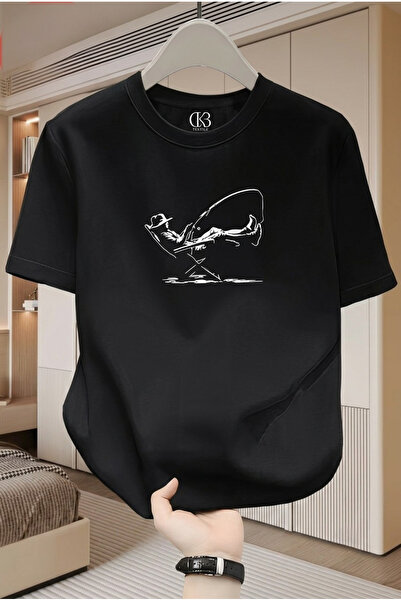 qubo sportswear & company Unisex Oversize εμπριμέ βαμβακερό μπλουζάκι με κοντ...