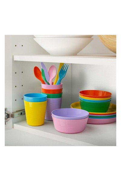 IKEA Kalas Children's Bowl Set Multi-Colored 6 Pieces