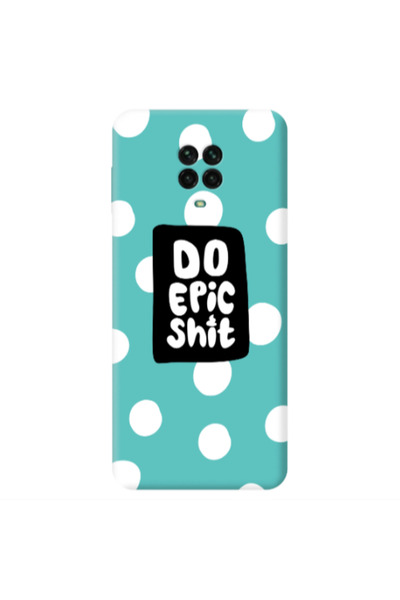 Other Xiaomi Redmi Note 9 Pro Do Epic Shit Turquoise Colored Silicone TPU Θήκη