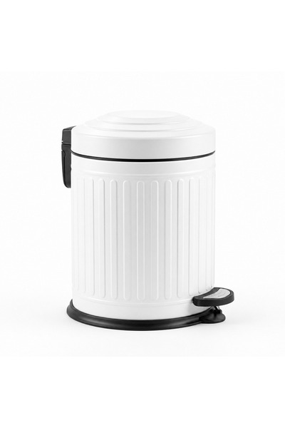 Neva Vintage Paslanmaz Pedallı Çöp Kovası 12 Lt