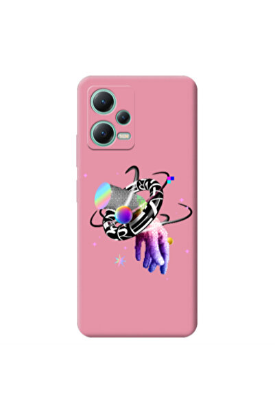 Other Xiaomi Redmi Note 12 Pro 5G Y2k Pink Colored Silicone TPU Θήκη