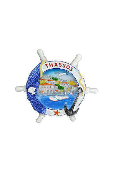 Tradesor Tουριστικό μαγνητάκι Souvenir - Σετ 12pcs - Resin Magnet - Thassos -...