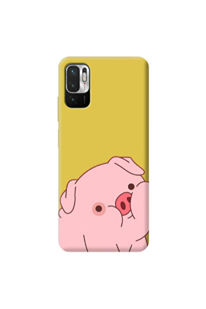 Other Xiaomi Redmi Note 10 Pro 5G Piggy 1 Yellow Colored Silicone TPU Θήκη