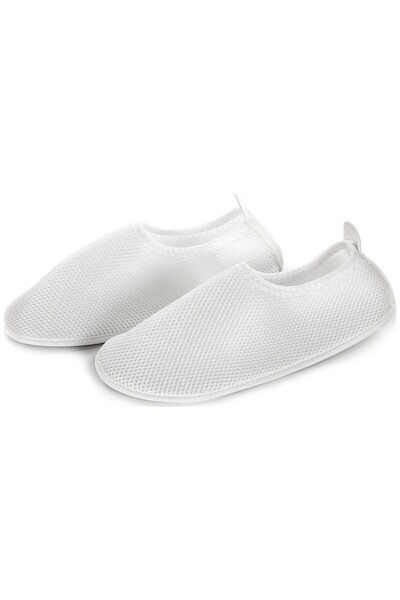 BERAT Booties, Mesh Tawaf Booties, White Color, Size 38, for Hajj and Umrah, ...