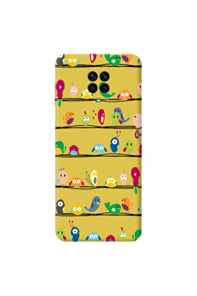 Other Xiaomi Redmi Note 9 Pro birds Yellow Colored Silicone TPU Θήκη