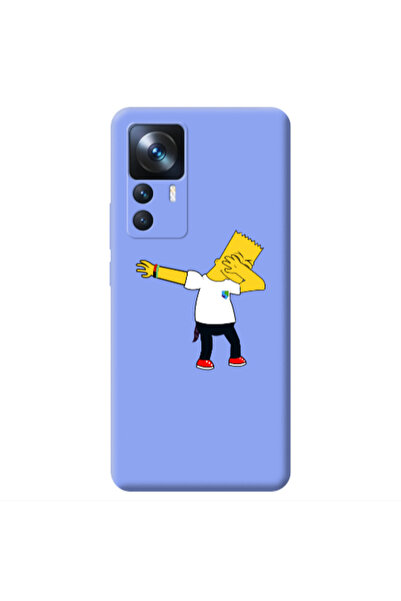 Other Xiaomi Mi 12T Simpsons2 Light Purple Colored Silicone TPU Θήκη