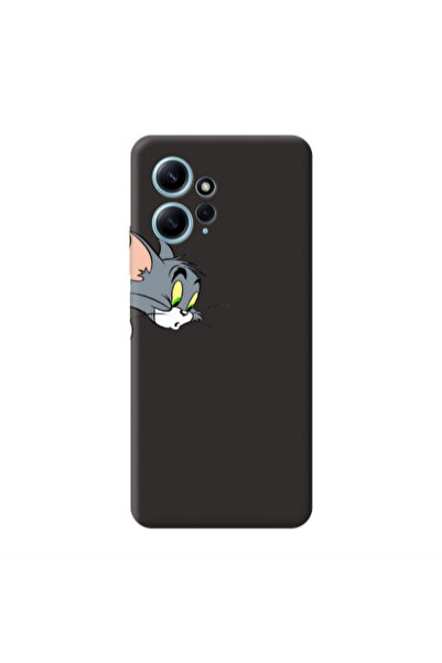 Other Xiaomi Redmi Note 12 4G Tom 1 Black Colored Silicone TPU Θήκη