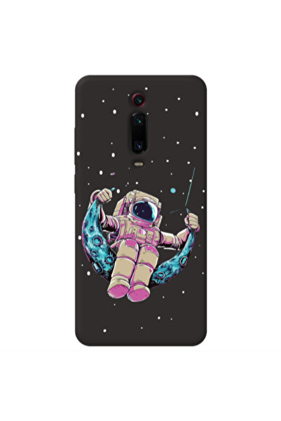 Other Xiaomi Mi 9T Pro Astronaut swinging on the moon Black Colored Silicone ...