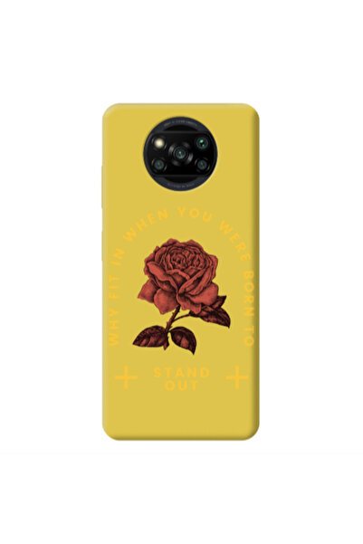 Other Xiaomi Poco X3 /X3 Pro Stand out Yellow Colored Silicone TPU Θήκη