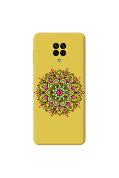 Other Xiaomi Redmi Note 9 Pro Mandala D6 Yellow Colored Silicone TPU Θήκη