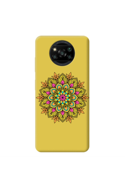Other Xiaomi Poco X3 /X3 Pro Mandala D6 Yellow Colored Silicone TPU Θήκη