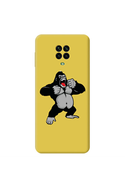 Other Xiaomi Redmi Note 9 Pro Angry Gorilla2 Yellow Colored Silicone TPU Θήκη