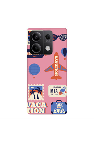 Other Xiaomi Redmi Note 13Pro 5G Vacation Pink Colored Silicone TPU Θήκη