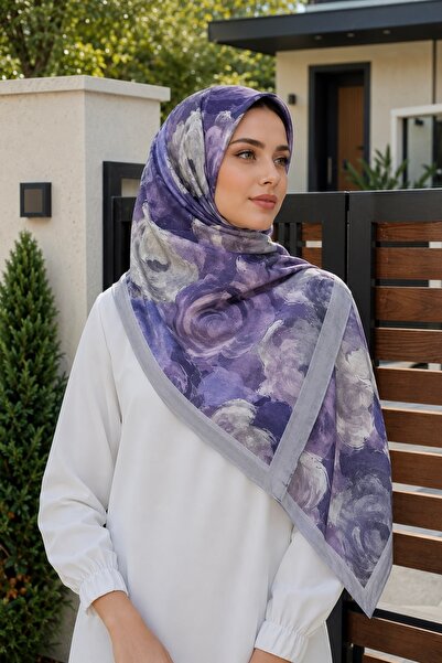 İmajButik Lilac Cotton Soft Shawl