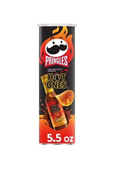Pringles Hot Ones Los Calientes Rojo Potato Crisps 158g