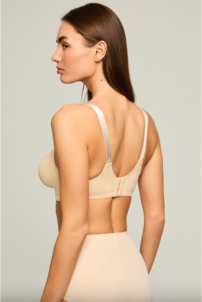 Kom Carol Cotton Wireless Bra Tan