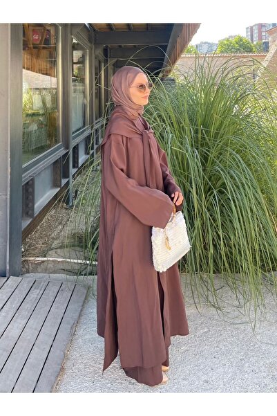 THEK BUTİK Shawl-Detail Shawl-Cut Double Set
