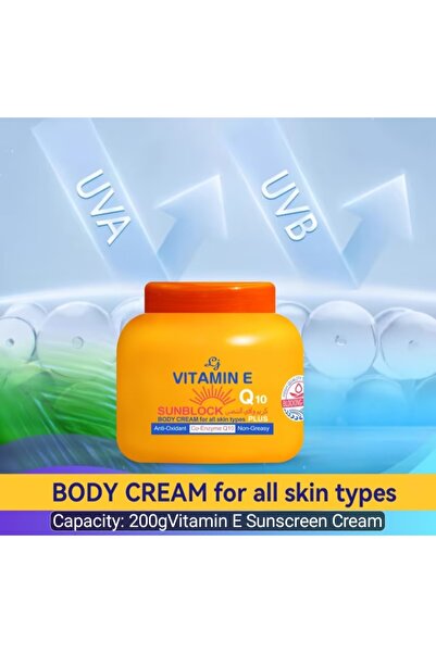 Vitamin E sunscreen cream for skin protection-200ml