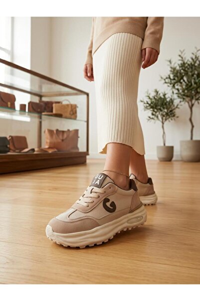 Guja 318-4 Women's Thick Sole Lace-Up Sneaker Shoes