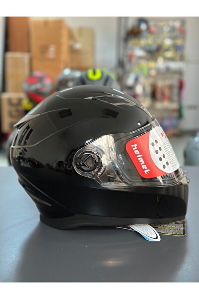 Palas Motor ( motokaskk ) Fullface Kapalı Motosiklet Kaskı Mat Siyah