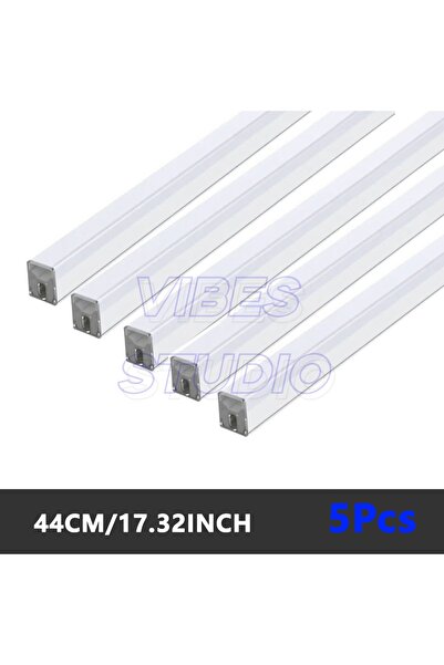 Choice 440mm tube 5pcs Super Bright 6500K Cool White Hexagon LED Garage Lamp ...