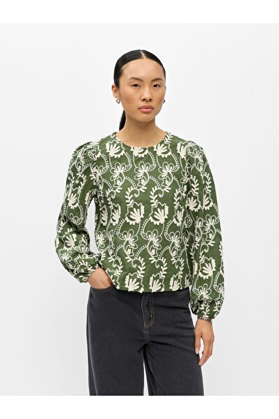 Object Bluse Gemusterte