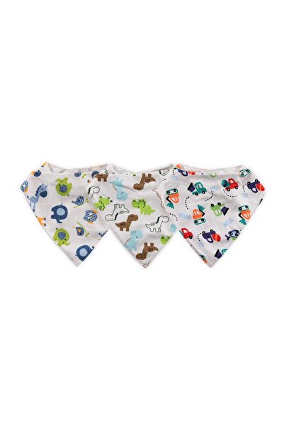 LORELLİ Set 3 bavete tip bandana, bumbac, Imprimeuri Colorate