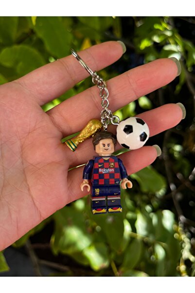 womi Barcelona Jersey Messi Mini Figure Keychain