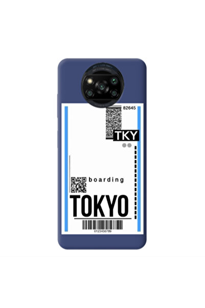 Other Xiaomi Poco X3 /X3 Pro Tokyo Boarding Dark blue Colored Silicone TPU Θήκη