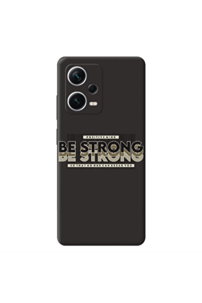 Other Xiaomi Poco X5 Positivemind Black Colored Silicone TPU Θήκη