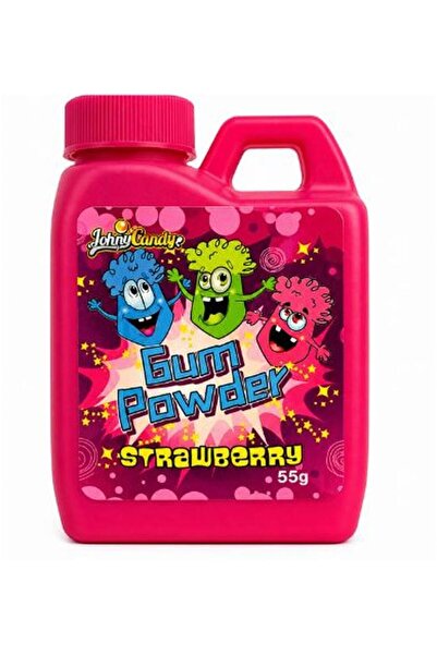 Johny Candy Strawberry Flavour Powdered Bubble Gum Candy 55g
