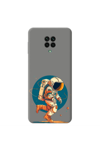 Other Xiaomi Redmi Note 9 Pro Run Space Grey Colored Silicone TPU Θήκη