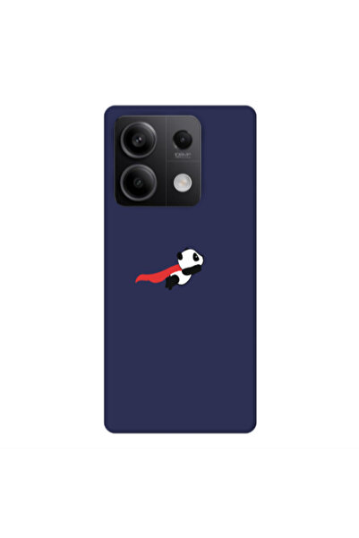 Other Xiaomi Redmi Note 13 5G kite flying panda Dark blue Colored Silicone TP...