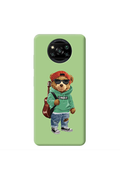 Other Xiaomi Poco X3 /X3 Pro Summer Tedy Light Green Colored Silicone TPU Θήκη